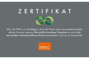 Wertstoffrücknahme Projekt, zertifiziert seit 2024