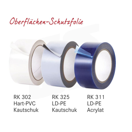Oberflächen-Schutzfolie(n) | Träger: PVC oder LDPE, Kleber: Kautschuk oder Acrylat - 124-R-KOPF by eswe versandpack gmbh