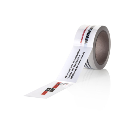 Packband PP-ULTRA Druck | Träger: PP, Kleber: Acrylat - 126-RD-KOPF by eswe versandpack gmbh