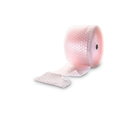 antistatische Luftpolsterfolie AS SUPER - "große Noppe" / Luftpolsterfill (LDPE) | Rollen, abrissperforiert - 100µ - 322-RZ-KOPF by eswe versandpack gmbh