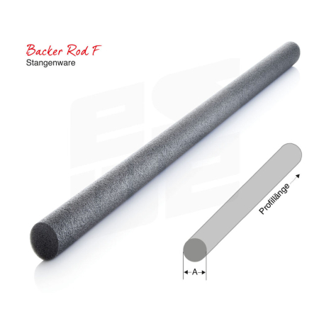 NOMATEC® Schaumprofil "Backer Rod F" ("full", LDPE) | Meterware (Stange) - 407-Z-KOPF by eswe versandpack gmbh