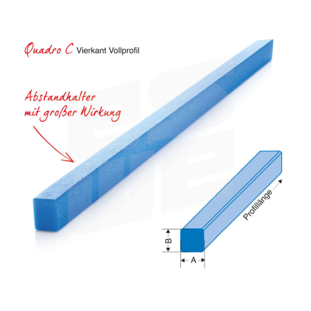 NOMAPACK® Schaumprofil "C" (LDPE) | Meterware (Stange) - 410-Z-KOPF by eswe versandpack gmbh