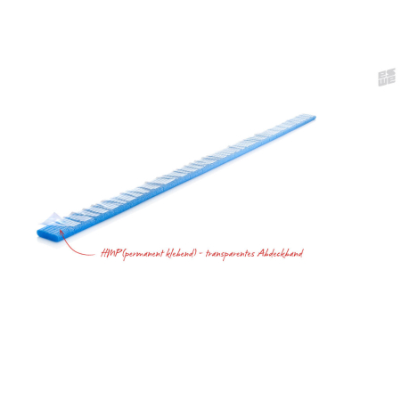 NOMAPACK® Schaumprofil Pads "Flach HMP, HMR" (LDPE) | Meterware, abbruchperforiert - 411-F-KOPF by eswe versandpack gmbh
