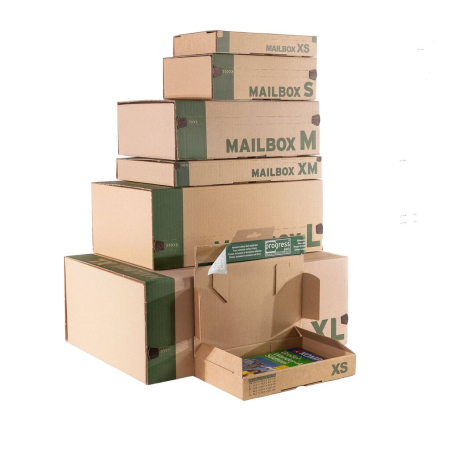 Mailbox Post-Versandkarton ´Premium´ (Papier) l 1-wellig l FEFCO 0421 progress® pack - 511-PACK-KOPF by eswe versandpack gmbh