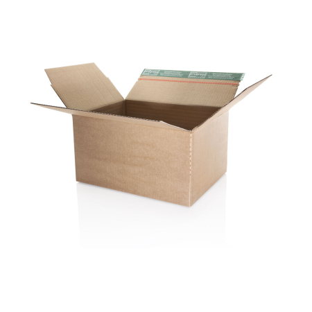 Wellpappe Aufrichtekarton mit Selbstklebeverschluss und Aufreißfadenn (Papier) l 1-wellig l FEFCO 0711 progress® cargo - 516-1W-CARGO-KOPF by eswe versandpack gmbh