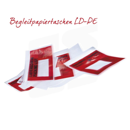 Begleitpapiertaschen (LDPE) | neutral oder mit Aufdruck - 601-KOPF by eswe versandpack gmbh