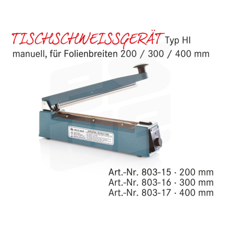 Folienschweißgeräte | Geräte, Zubehör - 803-KOPF by eswe versandpack gmbh