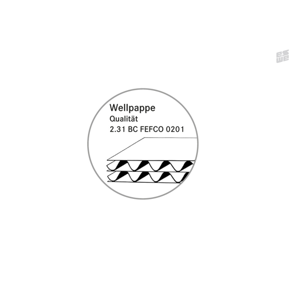 Wellpappe-Faltkarton 2-wellig(FEFCO 0201)