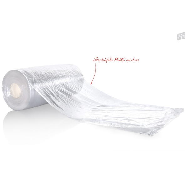 Stretchfolie (LDPE) | Plus vorgereckt coreless | Rollen - 8µ, 9µ