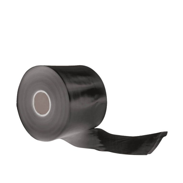 Schlauchfolie ´Super´ 300mm/250m - 100µ OPAK schwarz