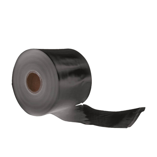 Schlauchfolie ´Super´ 400mm/250m - 100µ OPAK schwarz
