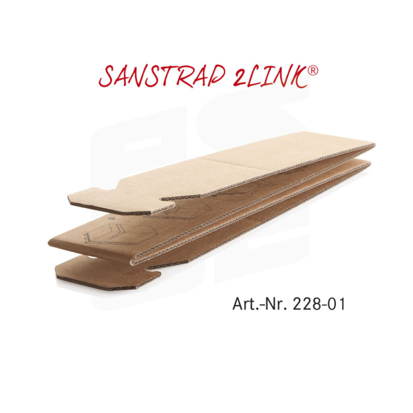sanstrap® Dehnbänder (LDPE) · sanstrap 2link® (Papier)