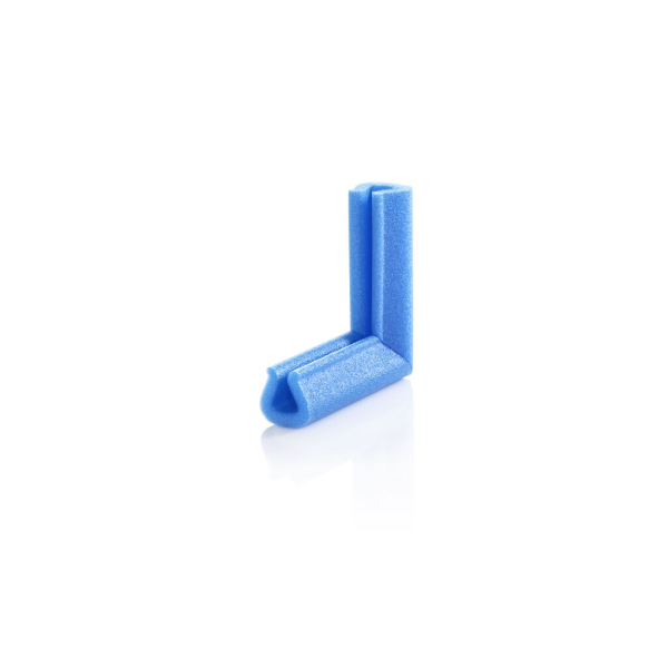NOMAPACK® Schaumprofil ´U-Tulpe 5-15´ Ecke, ca. 100mm Schenkel, verschweißt (U Tulip Corner,