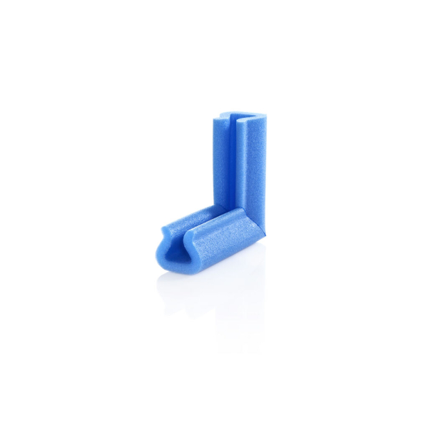 NOMAPACK® Schaumprofil ´U-Tulpe 15-25´ Ecke, ca. 100mm Schenkel, verschweißt (U Tulip Corner,