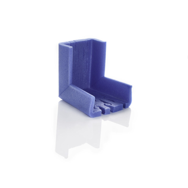 NOMAPACK® Schaumprofil ´U-Tulpe 100-120 Stretch´ Ecke, ca. 200mm Schenkel, verschweißt (U Tulip Stretch Corner,