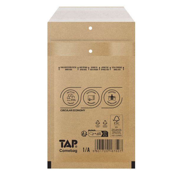 Luftpolstertaschen ´A´ bzw. ´1´ braun