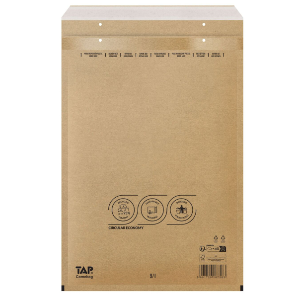 Luftpolstertaschen ´I´ bzw. ´9´ braun (DIN B4)