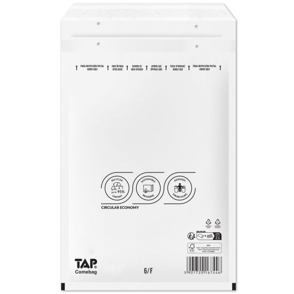 Luftpolstertaschen ´F´ bzw. ´6´ weiß (DIN A4)