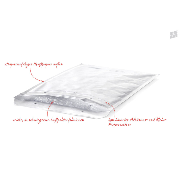 Luftpolstertaschen / Luftpolster-Versandtaschen (LDPE + Papier, 