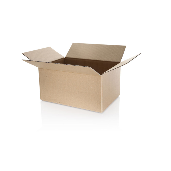 Wellpappe Karton 540x340x320mm braun (2-wellig, FEFCO 0201)