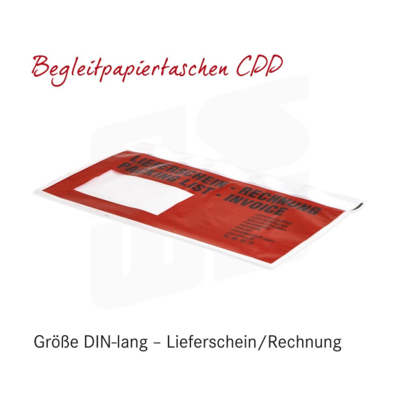 Begleitpapiertaschen (CPP) | neutral oder mit Aufdruck