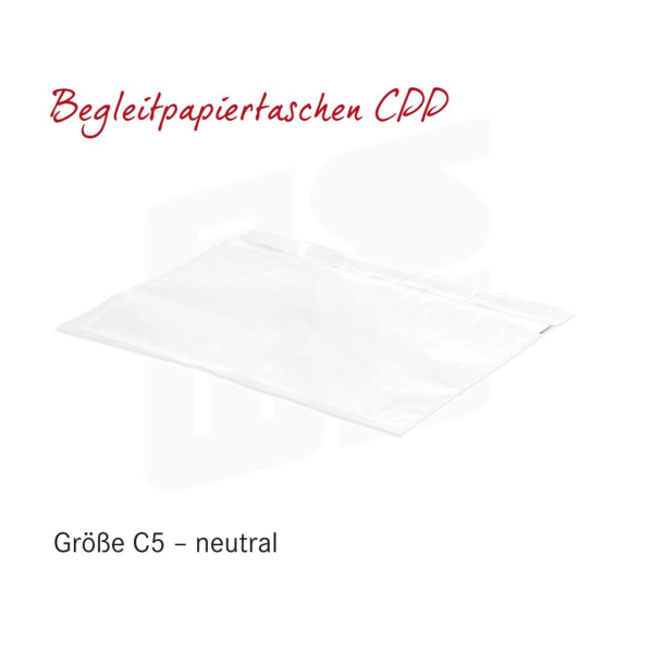 Begleitpapiertaschen (CPP) | neutral oder mit Aufdruck