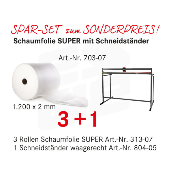 Spar-Set | Schaumfolie ECONOM, SUPER | Rollen
