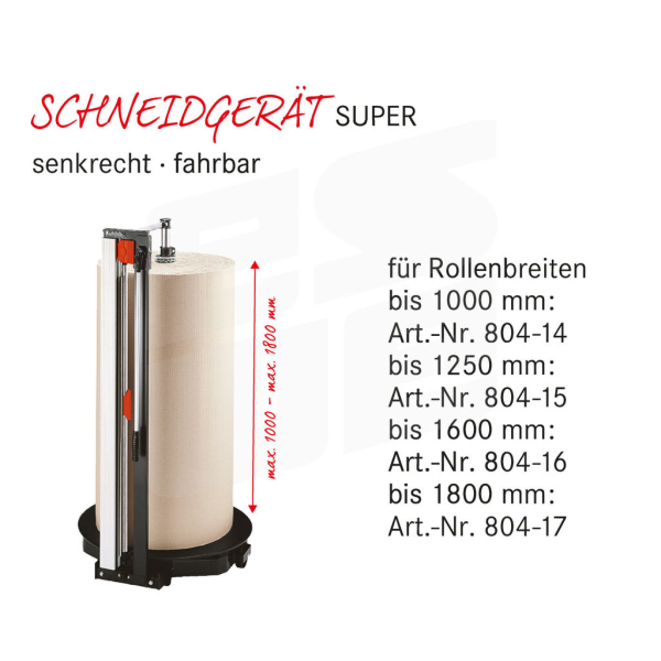 Spende- und Schneidgeräte SUPER | für Folien, Wellpappe etc.
