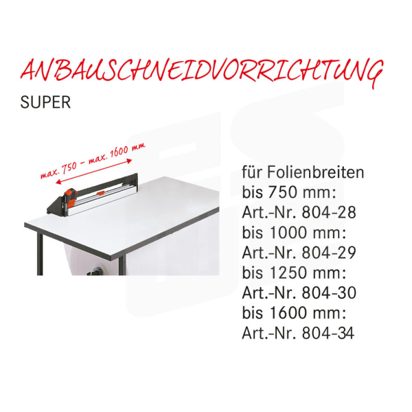 Spende- und Schneidgeräte SUPER | für Folien, Wellpappe etc.