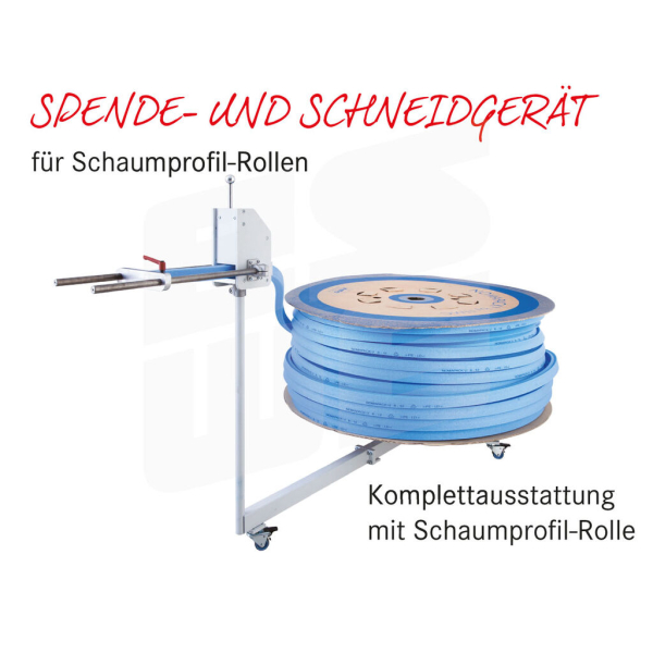 Spende- und Schneidgerät | für NOMAPACK® Schaumprofil-Rollen