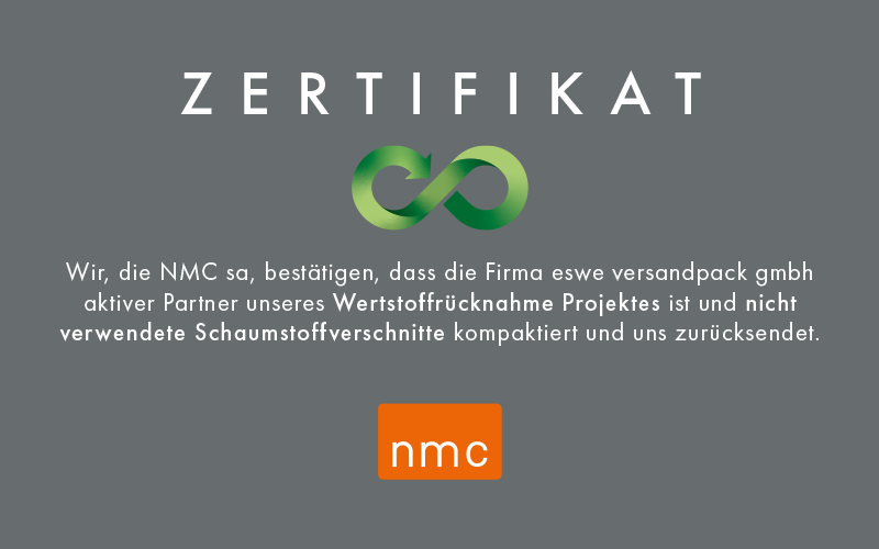Wertstoffrücknahme Projekt, zertifiziert seit 2024